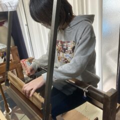 大島紬機織り体験記③・④